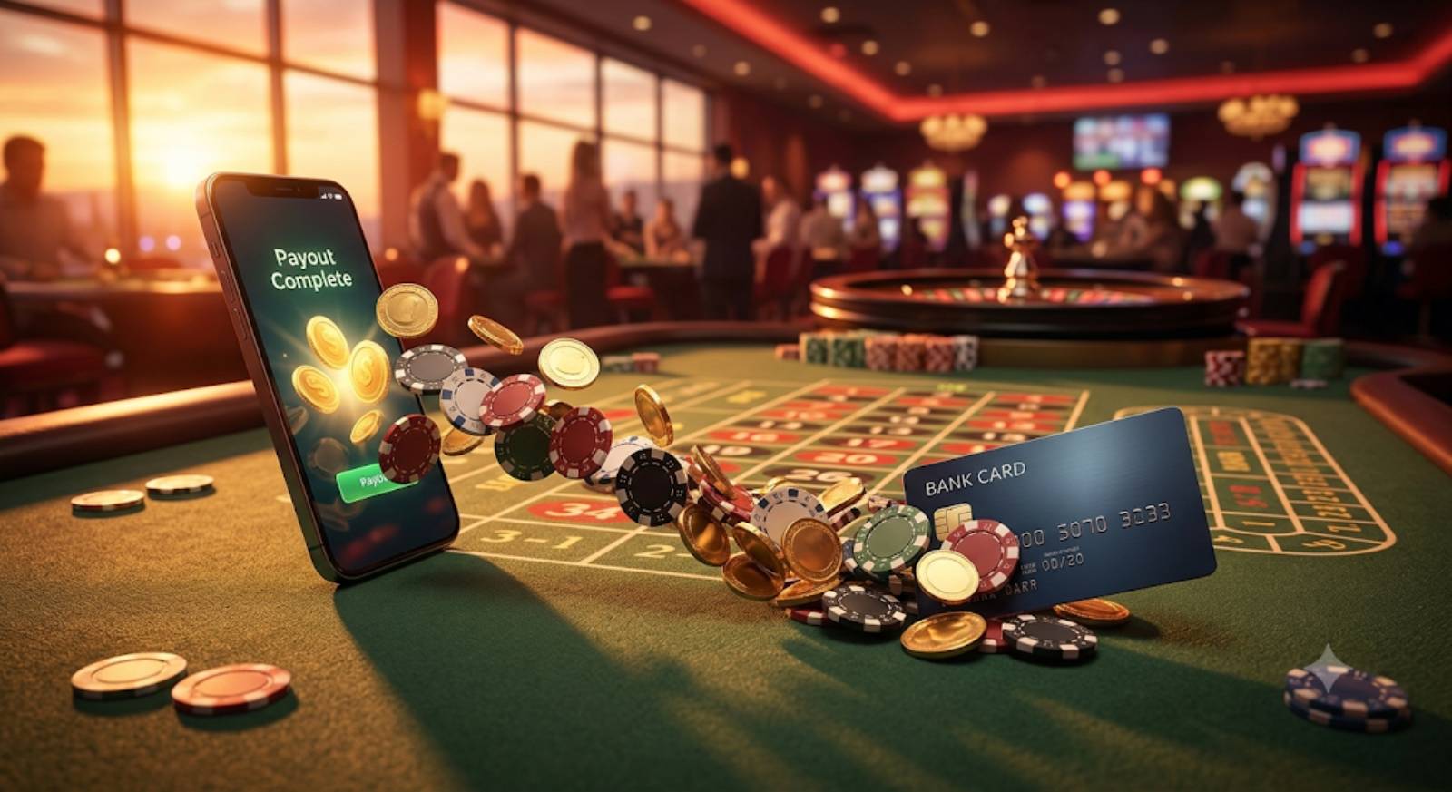 Deposits and withdrawals at online casinos
